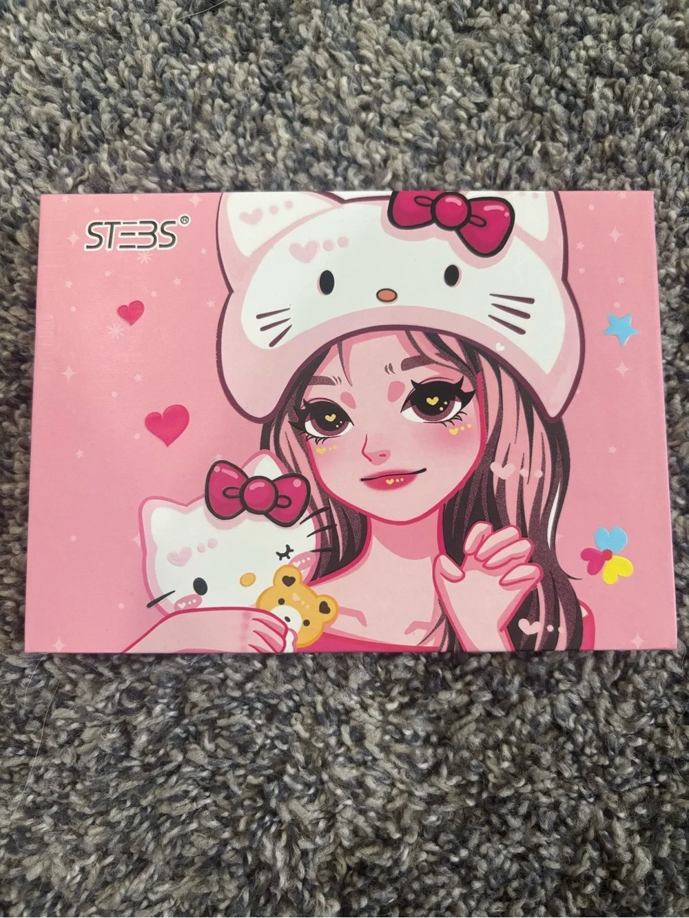 Hello Kitty 11-Color Eyeshadow Palette - Vibrant Shades